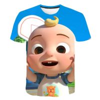 Fashion Summer New Childrens Top CoCoMelonded JOJOJOs Short-Sleeved 3D Printing Boys and Girls Cute Trend T-shirt Birthday Gift