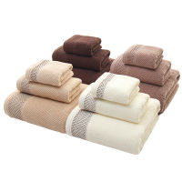 3PCS High-grade -100 cotton Towels Luxury Ho &amp; Spa Quality Bath towels Hand towel Super absorbent Water-resistant bath towel