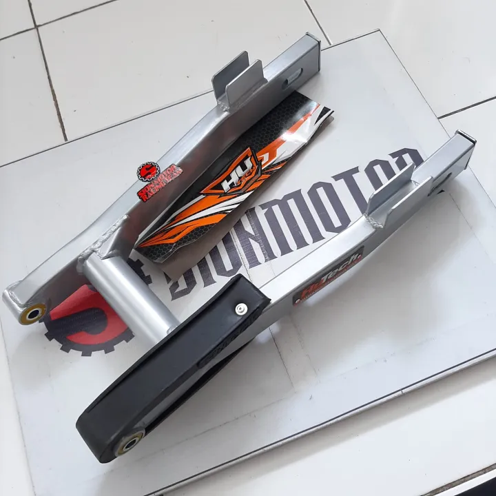 Swing Arm / Fork / Sasis Modifikasi Kawasaki Kaze Hutech Silver