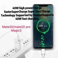 Original Super Fast Charger 40w Adapter Type C 5a Micro USB Cable for P9 10 20 30 Pro Mate 9 Mate20