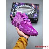 2023 รองเท้าบาสเกตบอลชาย19 Original พร้อมส่ง Mb 01 Lamelo Bauer Three Ball First Generation Purple All Star Zapatos De Baloncesto