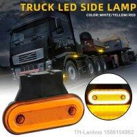 【LZ】▣△☊  Truck Side Marker Light LED Trailer Lights with Bracket Car Light Warning Clearance Reflector Lamp Lights Van 24V 12V Exter J6O9