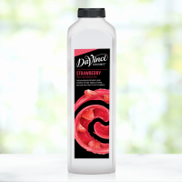 [บ้านกาแฟ] Davinci Gourmet Strawberry Fruit Beverage Mix 1 ลิตร