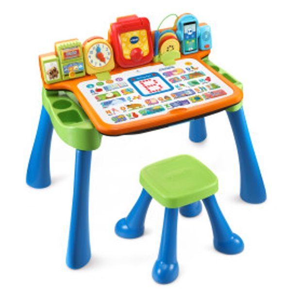 นำเข้า-รุ่นใหม่-2023-5in1-vtech-explore-amp-write-activity-desk-transforms-into-easel-amp-chalkboard-โต๊ะกิจกรรมเพื่อการเรียนรู้รอบด้าน-5in1