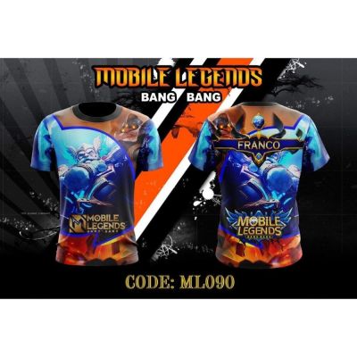 ml t-shirt 3d full sublimation size cool