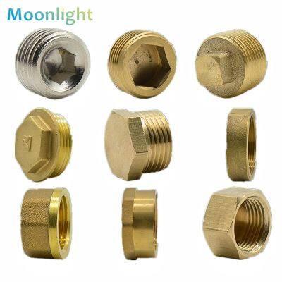 【YF】✚❏✘  1/8 1/4 3/8 1/2 3/4 Male Female Thread Pipe End Cap Plug Fitting Faucet