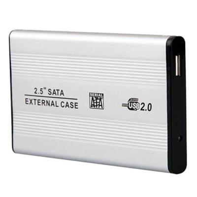 【Hot deal】 เคส HDD แบบพกพา USB 2.0เคสกล่อง HDD ฮาร์ดดิสก์ภายนอกไดรฟ์เคลื่อนที่ขนาด2.5นิ้วพร้อมกระเป๋าใส่ของ