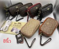 ?Woman Bags8”?กระเป๋าคล้องแขน กระเป๋าสะพาย 2ซิป 8นิ้ว หนังนิ่มดี งานสวยมาก มีพร้อมถุงผ้า การ์ด