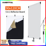 Khung Hợp Kim Nhôm 90X120 Cm Sun Với Bộ Phản Xạ Khuếch Tán Bạc Đen Vàng