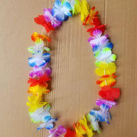 【cw】50100pcs Tropic Hawaiian Leis Garland Artificial Flower Necklace Birthday Bridal Summer Party Hawaii Beach Decoration Supplies ！