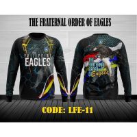 [In stock] 2023 design The fraternal order of eagles Tactical Multicolor 3D Jersey Long Sleeve Round Neck -LEF-11，Contact the seller for personalized customization of the name