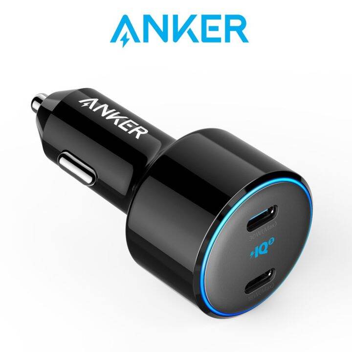Anker PowerDrive+ III Duo 48W 2Port PIQ 3.0 Fast Car Charger with