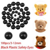 、’】【‘ Christmas Gift Plastic 3-12Mm Plush Toy Black Safety Eyes Dolls Accessories Bears Needle Felting Animals Puppets Making