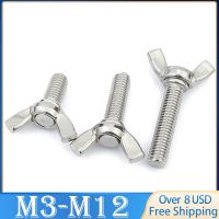 ▲✷ 1/2/5/10pcs Wing Bolts Butterfly Screw 304 Stainless Steel DIN316 M3 M4 M5 M6 M8 M10 M12 Wing Head Thumb Screws