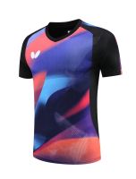 Table Tennis Badminton SeriesHarajuku New Popular Mens And Womens Sports Casual Short Sleeve Round Neck T-shirts