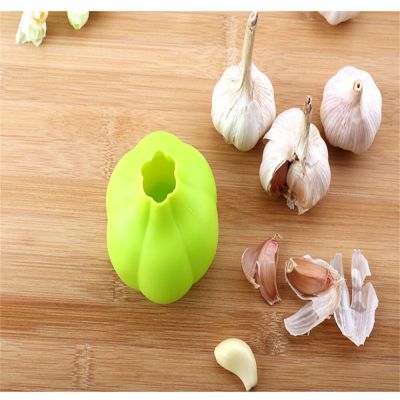 Silicone Garlic Peeler Garlic Peeling Tool Manual Garlic Peeler Household Multi-function Round Garlic Press Kitchen Accessories Graters  Peelers Slice