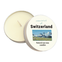 Summerstuff.marine - Memories of Switzerland soy wax candle (60g.) เทียนหอม กลิ่นนุ่ม เย็นๆ ของขวัญ