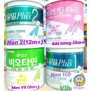 Sữa Non ildong Plus Số 1, Số 2, Men, Sắt Hàn Quốc Hộp 100g mới