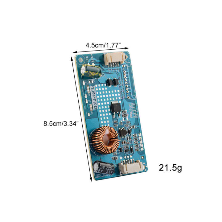 pcbfun-แผงควบคุมทีวี-led-ขนาด10-42นิ้ว-แผงแบล็คไลท์กระแสคงที่ทีวีจอแอลซีดีแผงควบคุมบอร์ดบูสเตอร์-dc-12-25v-เป็น-dc-35-85v