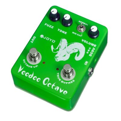 JF-12 Guitar Voodoo Octave Fuzz Effect Guitar Pedal Electric Bass Dynamic Compression Effects with pedal connector