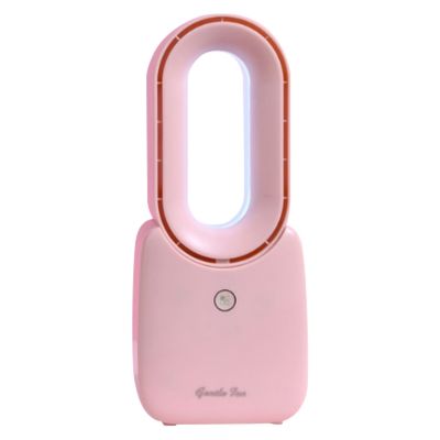 Portable Mini Cooling Fan Bladeless Desktop Fans USB Rechargeable Led Light Fans for Office HomeTH