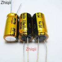 8pcs/lot Nichicon FG (fine gold) series 220uF 35V 10x20mm Original new 35V220UF Electrolytic capacitor 220UF/35V Audio capacitor