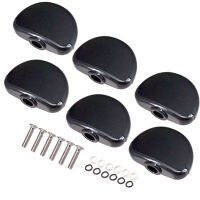 6Pcs Tuning Peg Machine Heads Knobs สำหรับชิ้นส่วนกีตาร์ไฟฟ้าพื้นบ้านพร้อม Srews Universal Acoustic Guitar Tuning Pegs Buttons