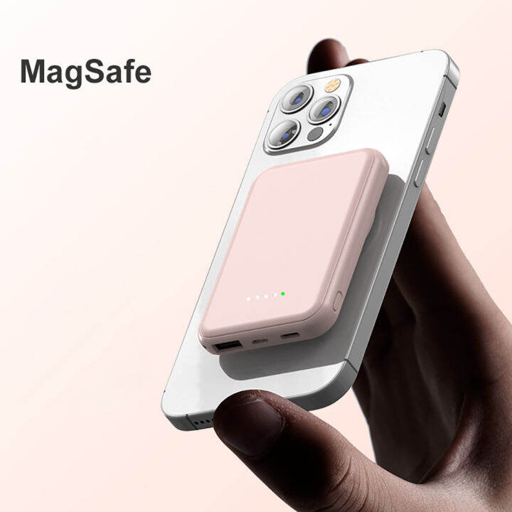 New mini fast charging magnetic wireless power bank, compact 5000mAh ...