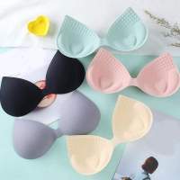 New Pad Chest Insert Bikini Bra Breast Cup Chest Pads Bra Foam Sponge Inserts Padding Swimsuit Summer Women 1Pair