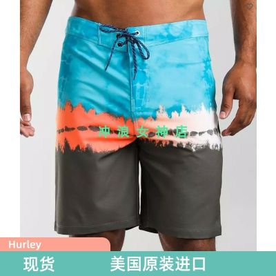 [COD] Hurley surf vacation beach hot spring swimming trunks anti-embarrassment quick-drying waterproof summer men