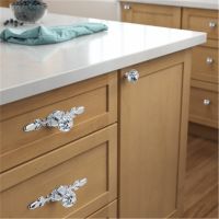 Luxury Diamond Crystal Handles Shoebox Cabinet Handles Closet Dresser Drawer Knobs Wardrobe Pulls Pullers Furniture Hardware