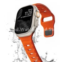 卐▣ LJ7.23 สายนาฬิกาข้อมือยางซิลิโคน สําหรับ Apple Watch Series Ultra 8 7 6 SE 5 4 3 2 1 iWatch ขนาด 49 มม. 45 มม. 41 มม. 44 มม. 40 มม. 42 มม. 38 มม.