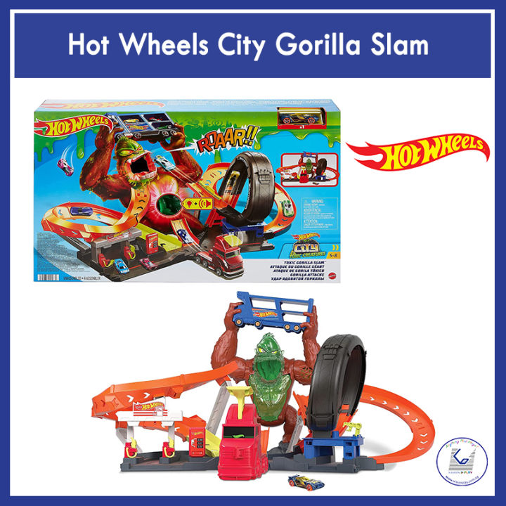 Hot Wheels City vs. Toxic Creatures Toxic Gorilla Slam Diecast Car
