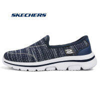 Skechers Women-สเก็ตเชอร์ส รองเท้าผู้หญิง GOwalk 5 Shoes ทอระบายอากาศได้สะดวกสบายน้ำหนักเบารองเท้าเดินสำหรับผู้หญิง-124167-BKMT