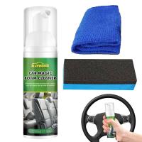 Car Cleaning Foam Spray Car Interior Spray Cleaning Cleaner Portable Cleaning Spray Foam Cleaner Leather Decontamination For Car Upholstery Care