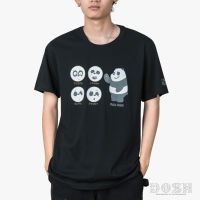 DOSH UNISEX T-SHIRTS WE BARE BEARS เสื้อยืดคอกลม แขนสั้น ผู้ชาย-ผู้หญิง 9DBBMT5020-BL