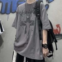 ☒❏ O.O Fashion เสื้อยืด oversize 2023 เสื้อยืดผู้ชาย23030601