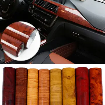 Car Orange Carbon Fiber Vinyl Wrap Sticker Interior Accessories Panel  50x12Inch