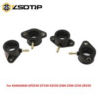 ’；【‘； ZSDTRP 4PC Motorcycle Carburetor Intake Manifold Joint Boot For Kawasaki Z400 Z500 Z550 KZ550 80-83 GPZ550 GT550 16065-1014