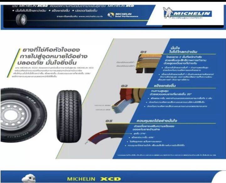 225-75r15-ยี่ห้อ-michelin-xcd2-มิชลิน-ยางกระบะบรรทุกหนัก-ที่ได้รับความนิยมที่สุดในตอนนี้-ล็อตผลิตปี-23-ราคาต่อ1เส้น-ยางใหม่-แท้100-ส่งต