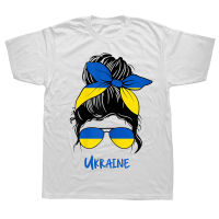 ตลกยูเครนยูเครนสาวธงเสื้อ T ฤดูร้อนกราฟิกผ้าฝ้าย Streetwear แขนสั้นของขวัญวันเกิดเสื้อยืดบุรุษเสื้อผ้าที่มีคุณภาพสูง