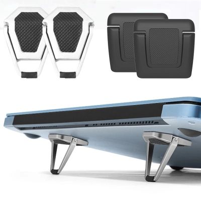 Metal Foldable Laptop Stand Non-slip Base Bracket Support For Macbook Pro Air Lenovo Thinkpad PC Laptops Mini Cooling Stand Feet Furniture Protectors