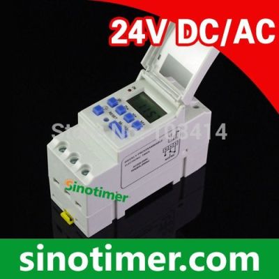 Sinotimer โปรแกรมอิเล็กทรอนิกส์7วัน Digital Timer Switch Control 24V Dc Ac 16a