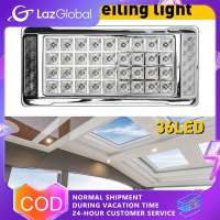 ไฟหลังคาภายในติดเพดานสำหรับรถยนต์36LED 12V,ไฟภายในรถ IP67กันน้ำรถบรรทุกรถพ่วง