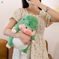 ตุ๊กตาหมูยัดนุ่นการ์ตูนน่ารักสร้างสรรค์ตุ๊กตาหนานุ่ม Boneka Mainan จำลองสำหรับวันเกิดสำหรับเด็กของขวัญวันเด็กแฟชั่นหิ่งห้อย