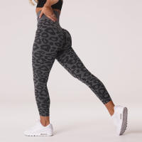 Leopard Seamless Leggings High Waist Yoga Pants Women Gym Leggings Butt Lifting Stretchy Legging Fitness Workout Sport Tights