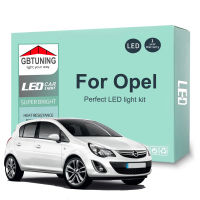 LED ภายในหลอดไฟชุดสำหรับ Vauxhall Opel Corsa D E Astra G H J K Mokka เครื่องราชอิสริยาภรณ์ Vectra Zafira A B C Meriva Signum Agila