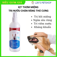 CHAI XỊT THƠM MIỆNG CHO CHÓ MÈO THÚ CƯNG Bioline Teeth Cleaning Spray Chai thumbnail