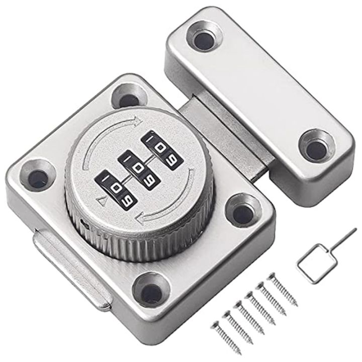 Mechanical Keyless Cabinet Lock, Swivel Drawer Lock Combination Lock ...