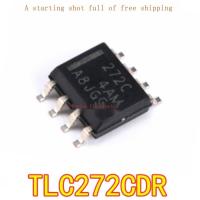 10ชิ้นใหม่เดิม TLC272CDR ผ้าไหมหน้าจอ272C TLC272CD SMD SOP8การดำเนินงานเครื่องขยายเสียงชิป